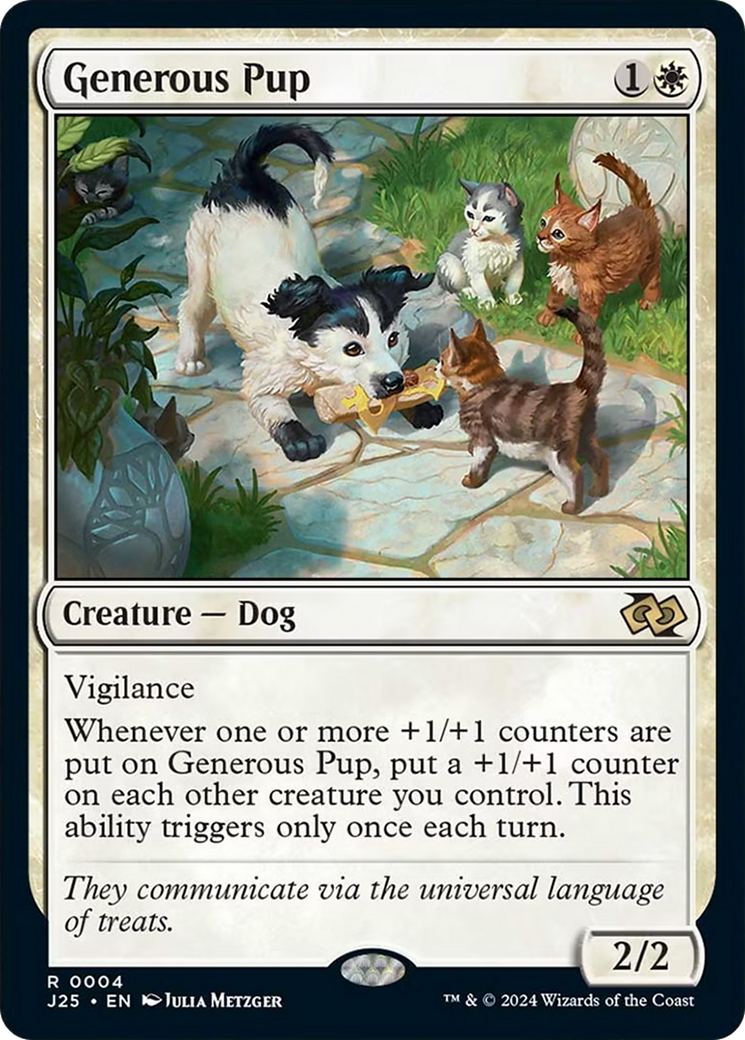 Generous Pup Card Image