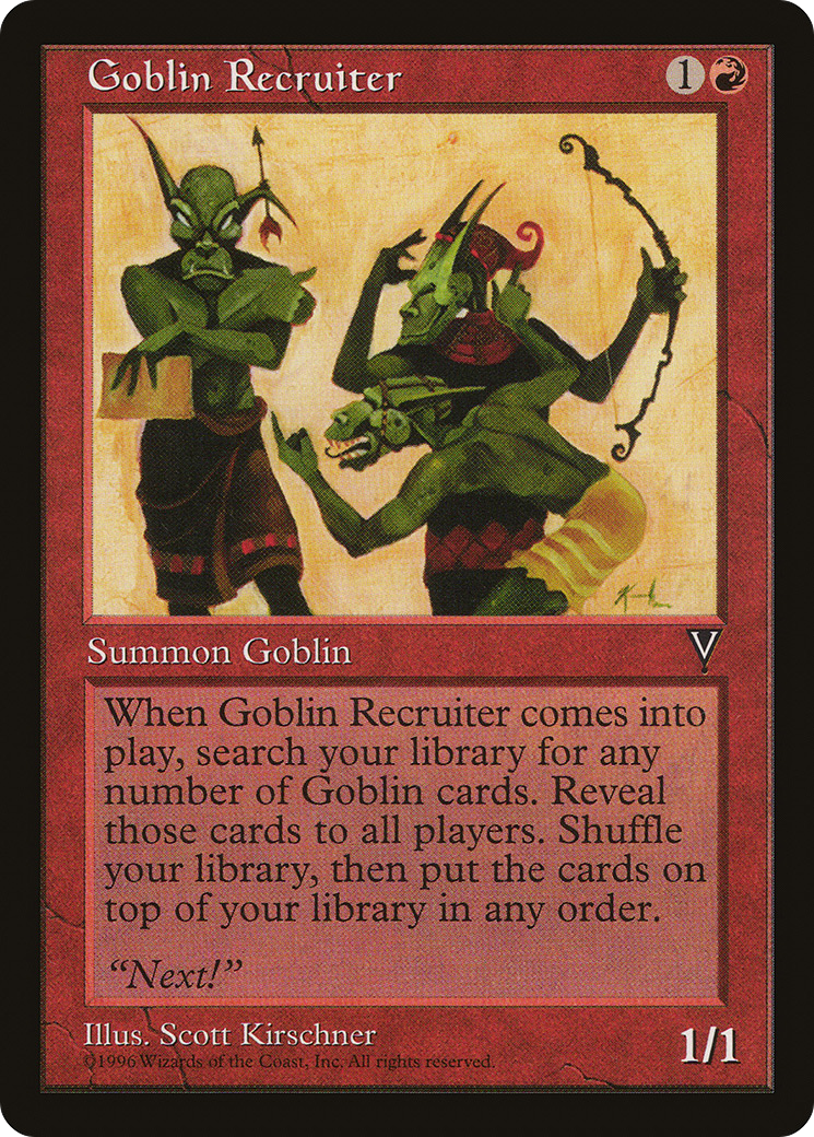 Goblin Recruiter Card Image