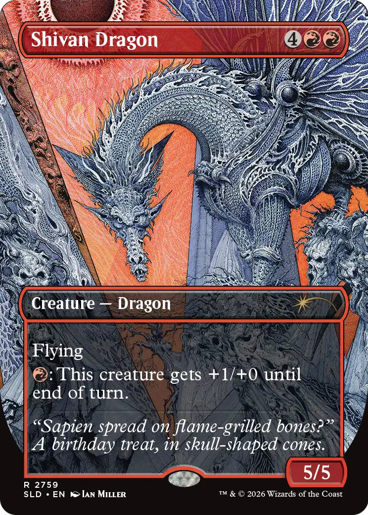 Shivan Dragon Card Image