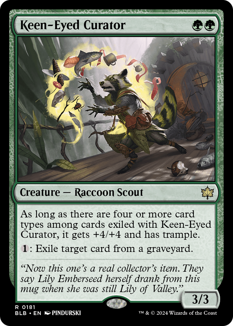 Keen-Eyed Curator Card Image