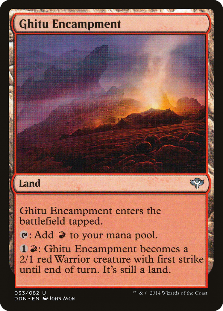 Ghitu Encampment Card Image