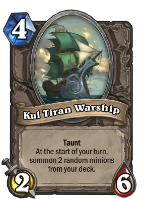 Kul Tiran Warship Card Image