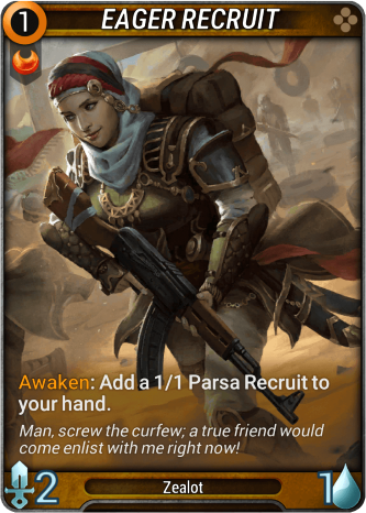 Eager Recruit Card Image