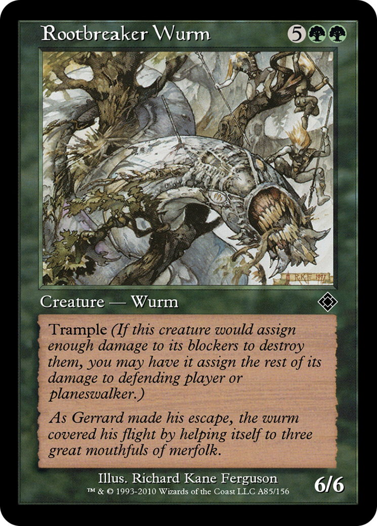 Rootbreaker Wurm Card Image