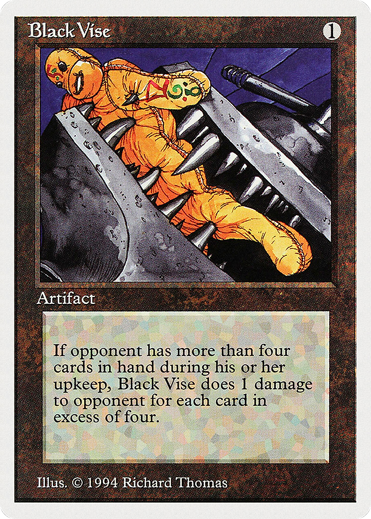 Black Vise Card Image