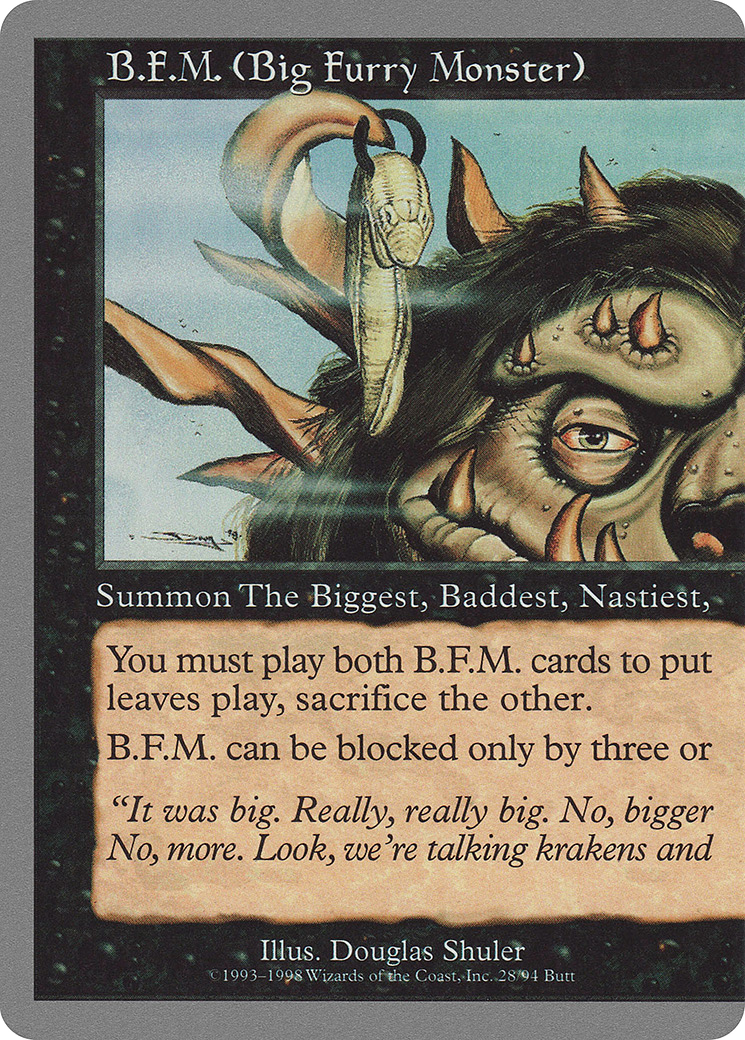 B.F.M. (Big Furry Monster) Card Image