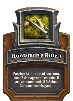 Huntsman's Rifle 1 Card Image