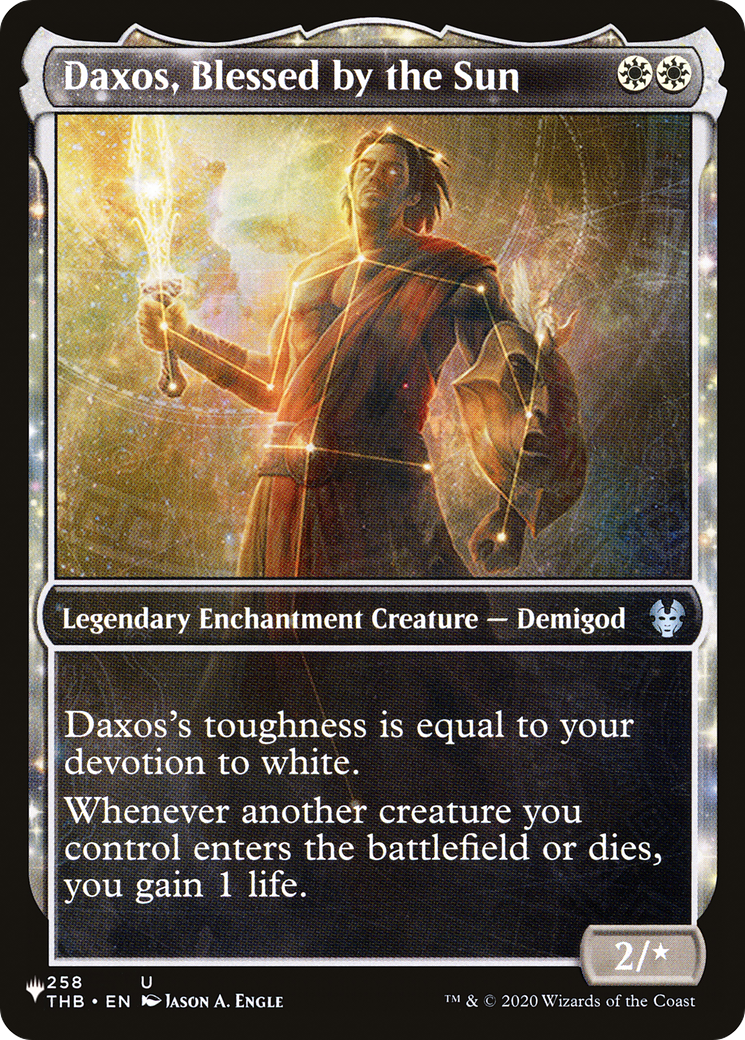 Daxos, Blessed by the Sun Card Image