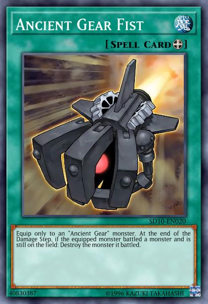 Ancient Gear Fist Card Image