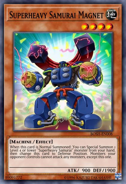 Superheavy Samurai Magnet Card Image