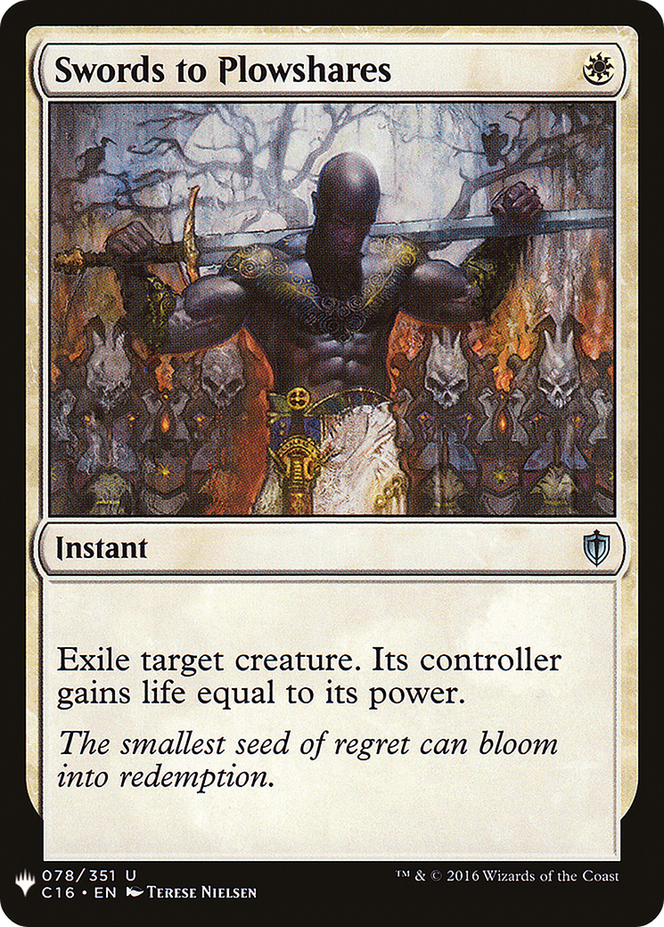 Swords to Plowshares Card Image