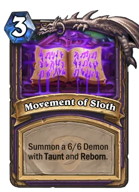Movement of Sloth Card Image