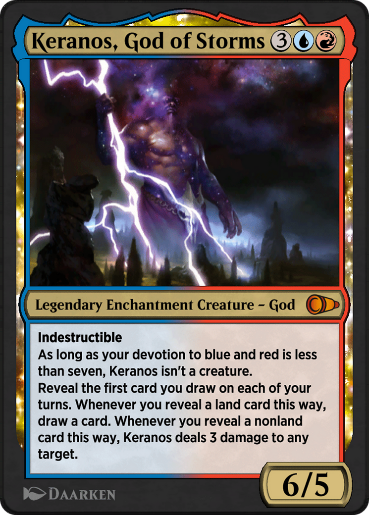 Keranos, God of Storms Card Image