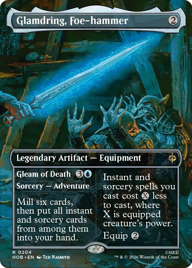 Gleam of Death Magic: The Gathering card