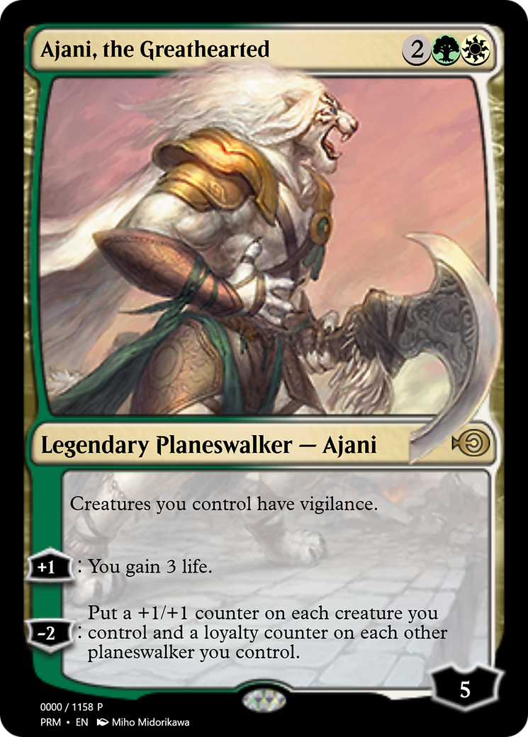 Ajani, the Greathearted Card Image
