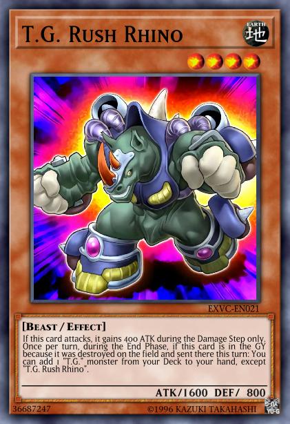 T.G. Rush Rhino Card Image