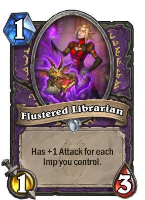 Flustered Librarian Card Image