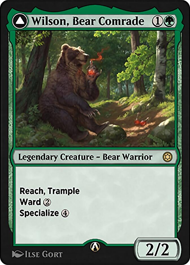 Wilson, Bear Comrade Card Image