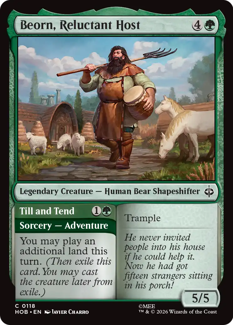 Till and Tend Magic: The Gathering card