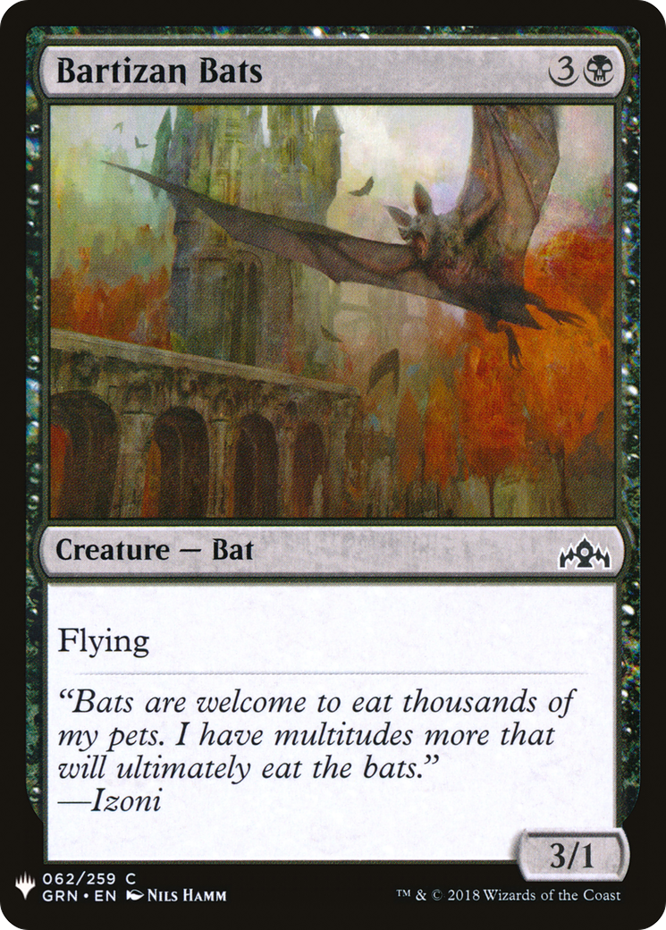 Bartizan Bats Card Image