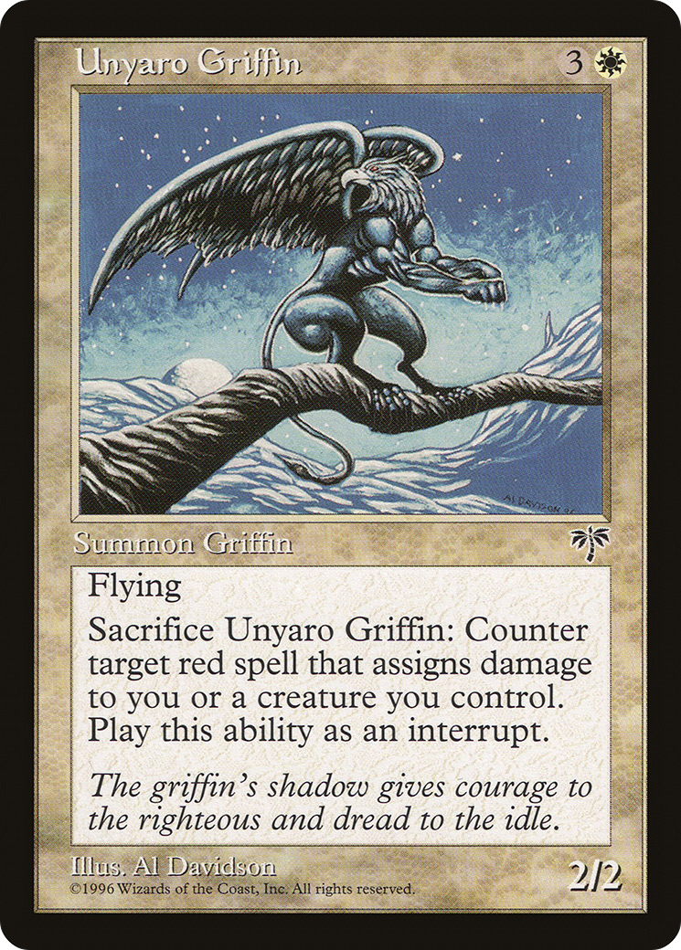Unyaro Griffin Card Image