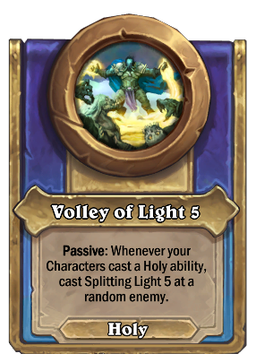 Volley of Light 5 Card Image