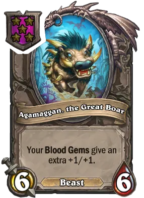 Agamaggan, the Great Boar Card Image