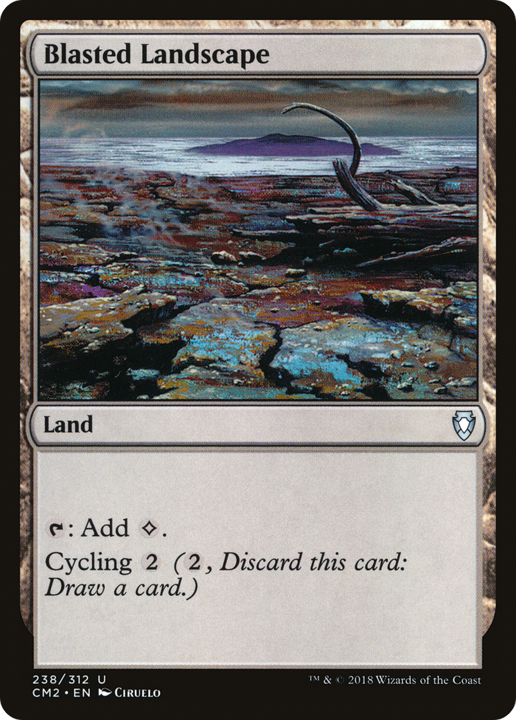 Blasted Landscape Card Image