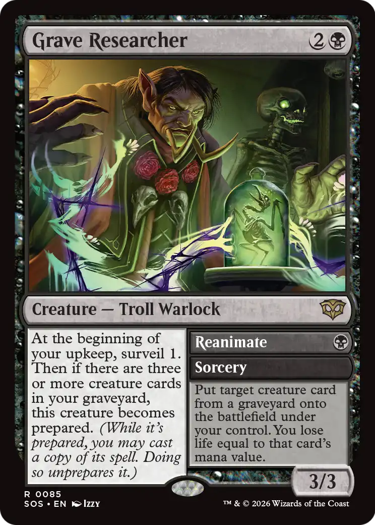 Reanimate Magic: The Gathering card