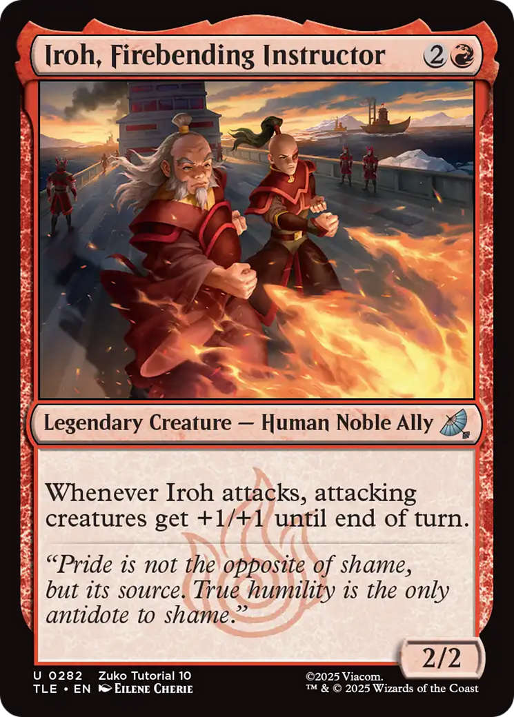 Iroh, Firebending Instructor Card Image