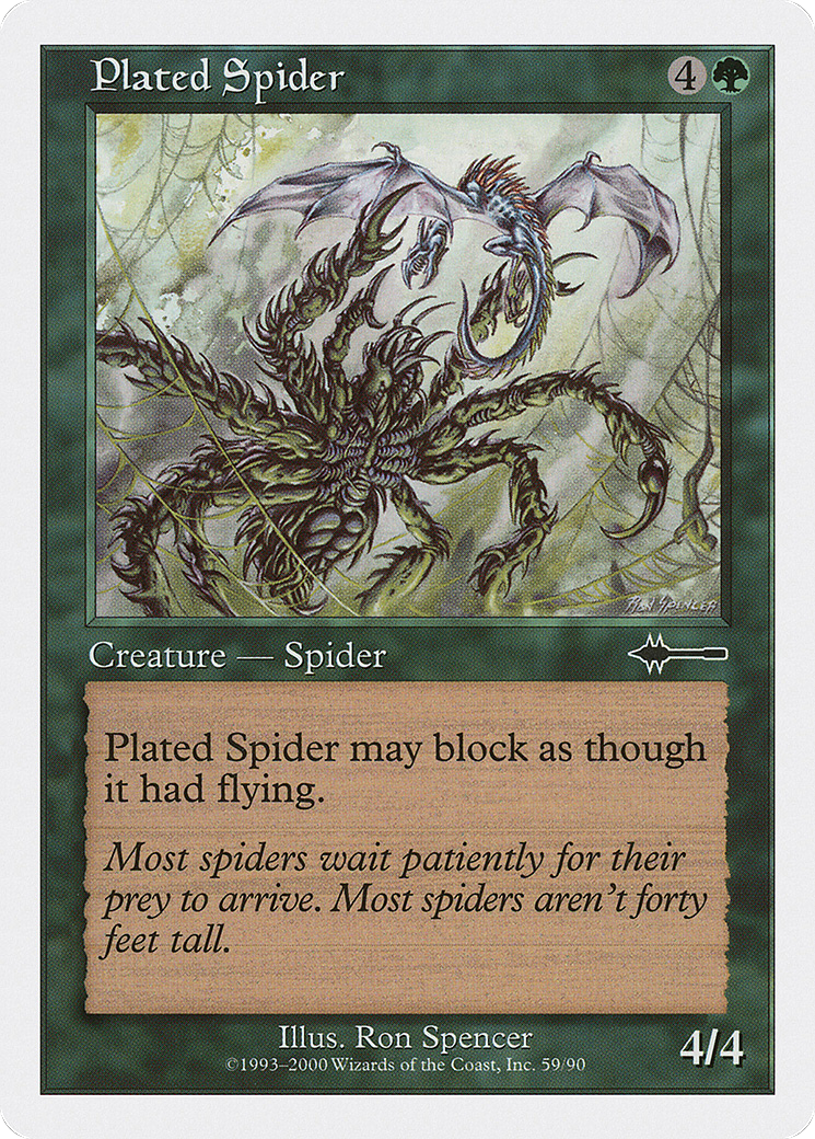 Plated Spider Card Image