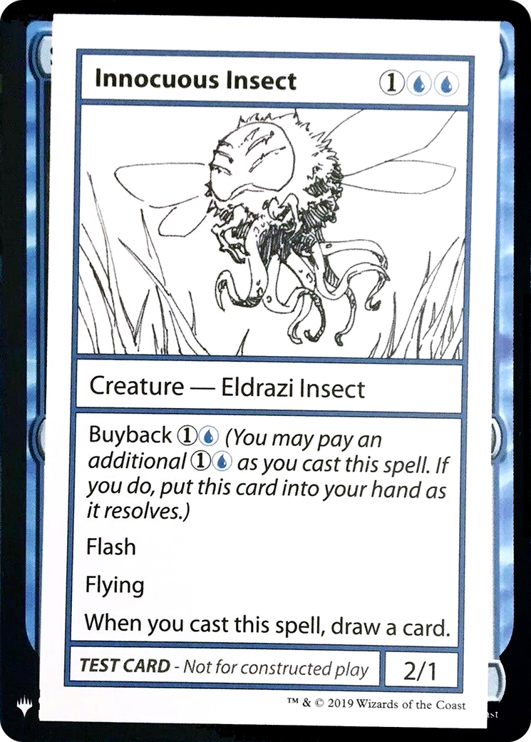 Innocuous Insect Card Image