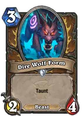 Dire Wolf Form Card Image