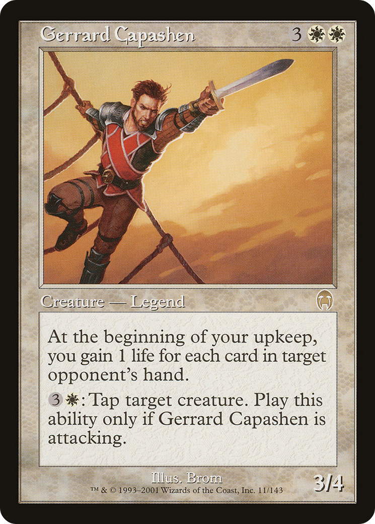 Gerrard Capashen Card Image