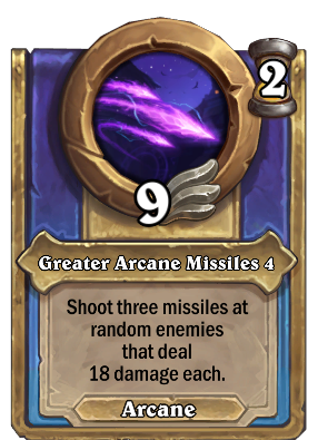 Greater Arcane Missiles 4 Card Image