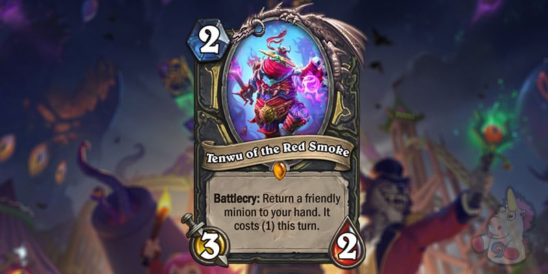 Tenwu of the Red Smoke is a New Rogue Legendary Revealed for Hearthstone's Darkmoon Faire Expansion