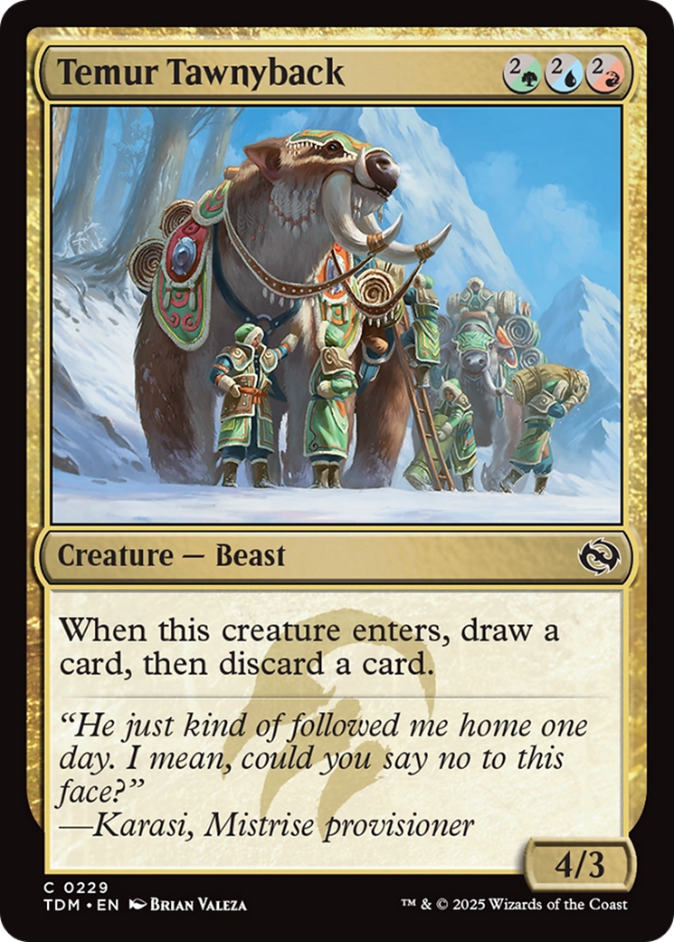 Temur Tawnyback Card Image