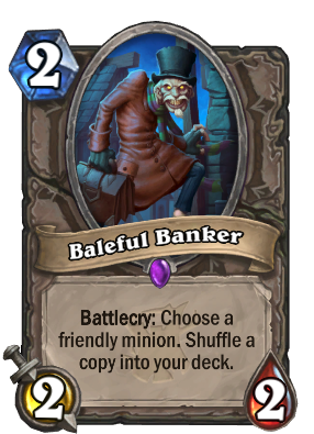 Baleful Banker Card Image