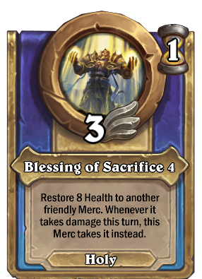Blessing of Sacrifice 4 Card Image