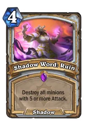 Shadow Word: Ruin Card Image