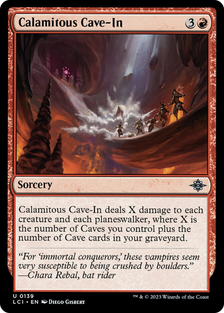 Calamitous Cave-In Card Image