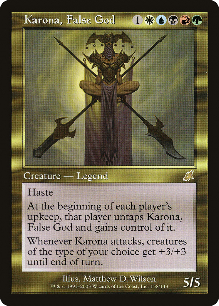 Karona, False God Card Image