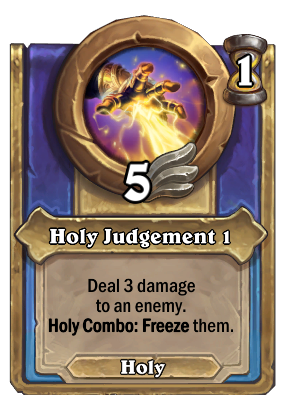 Holy Judgment 1 Card Image