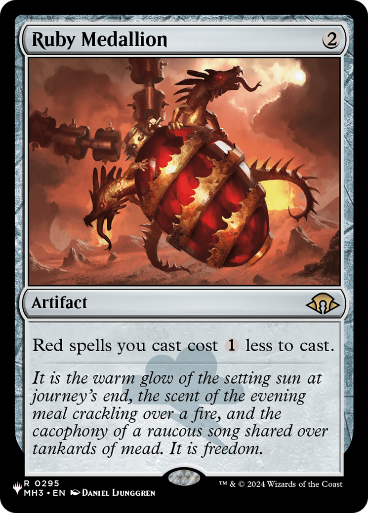 Ruby Medallion Card Image