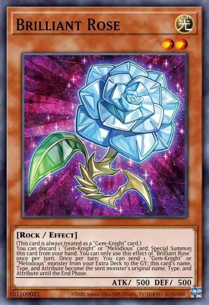 Brilliant Rose Yu-Gi-Oh Card, Art 2