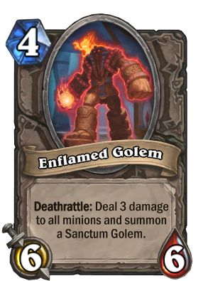 Enflamed Golem Card Image