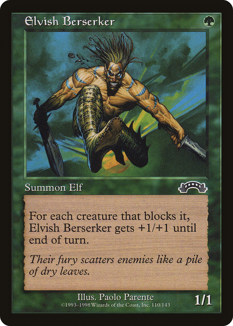 Elvish Berserker Card Image