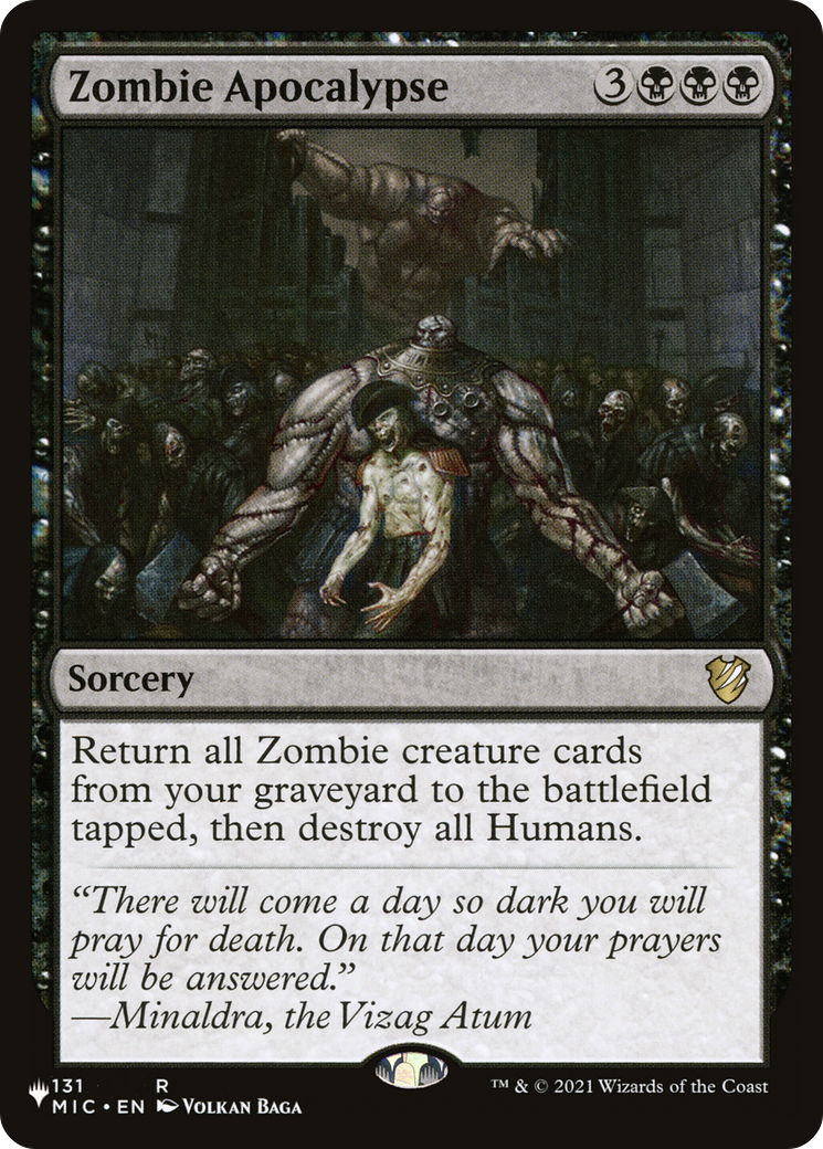 Zombie Apocalypse Card Image