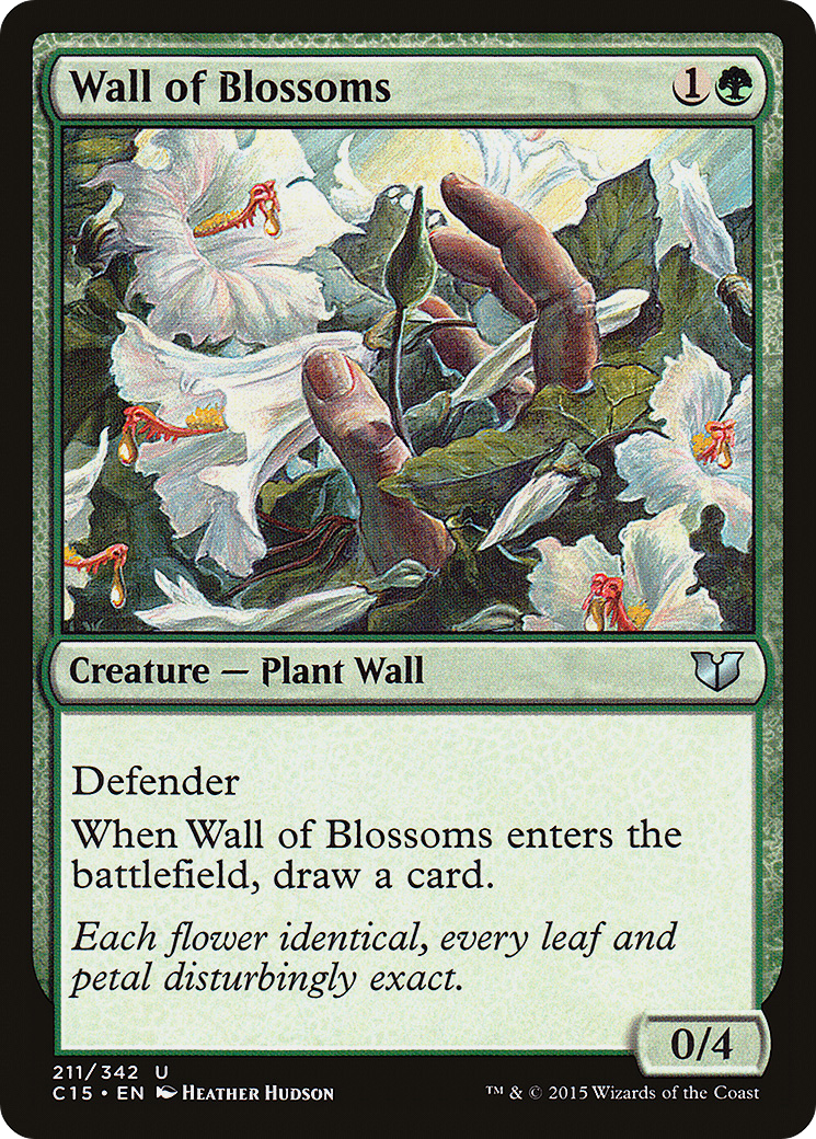 Wall of Blossoms Card Image