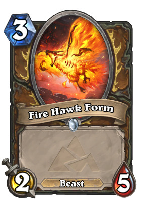 Fire Hawk Form Card Image